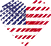 Logo of toppsexdejting.se USA, Heart Shaped Image of USA flag.